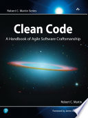 Cover of Clean Code: A Handbook of Agile Software Craftsmanship by [Robert C. Martin]