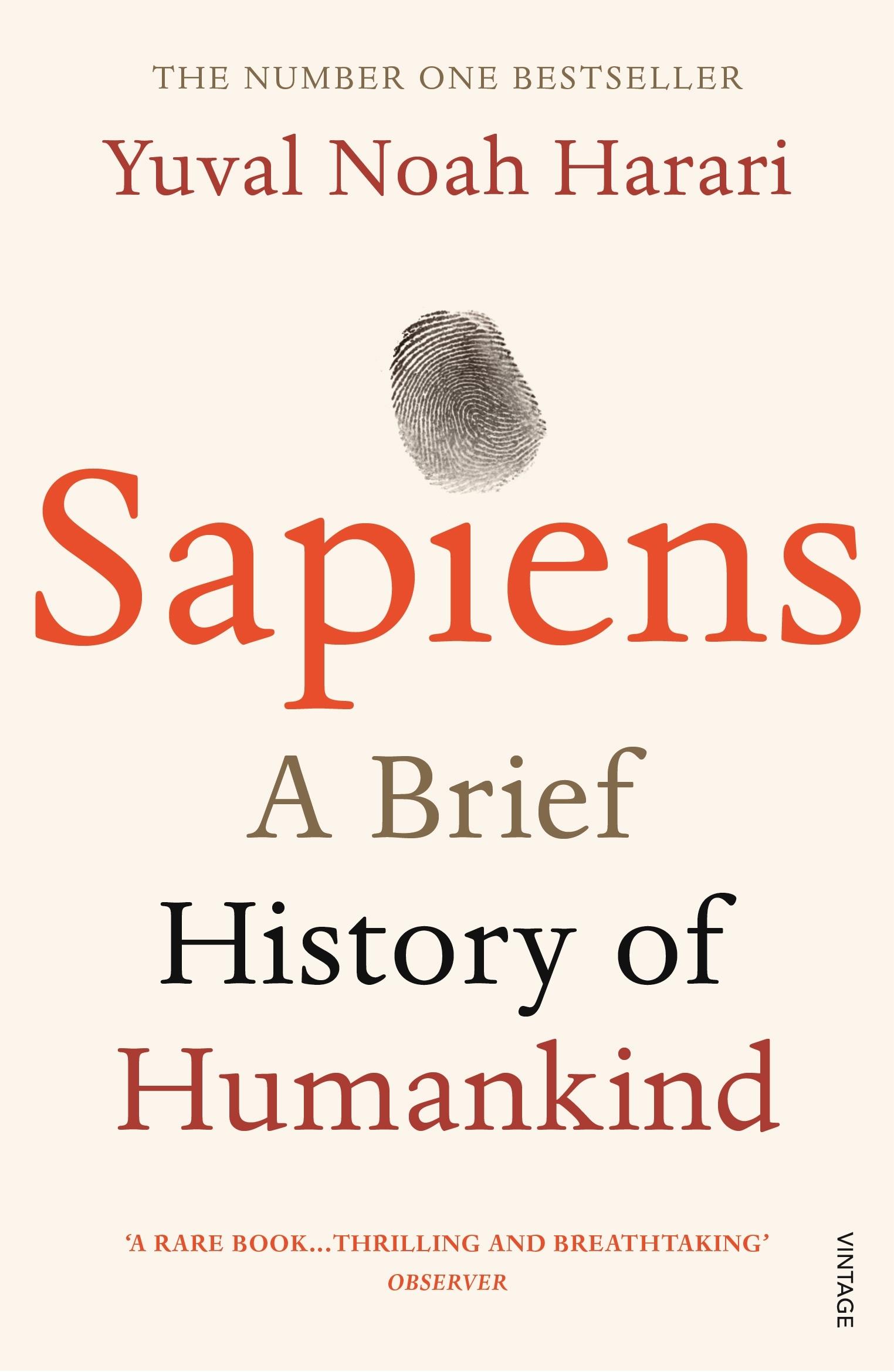 Cover of Sapiens: A Brief History of Humankind by [Yuval Noah Harari]